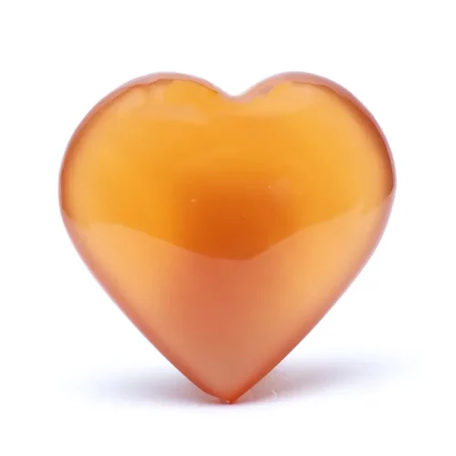 Edelstenen Hart Honing Calciet - 6 cm