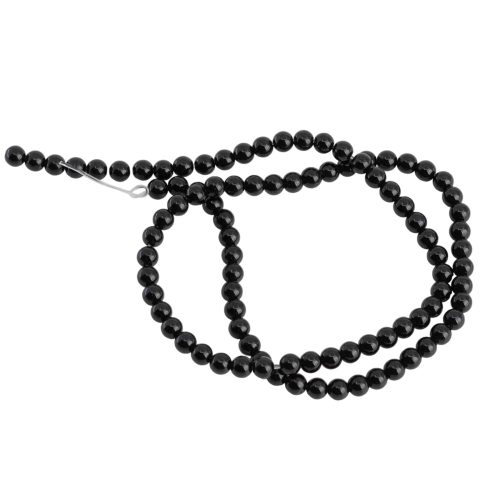 Edelsteen Kralen Streng Zwarte Onyx (4 mm)