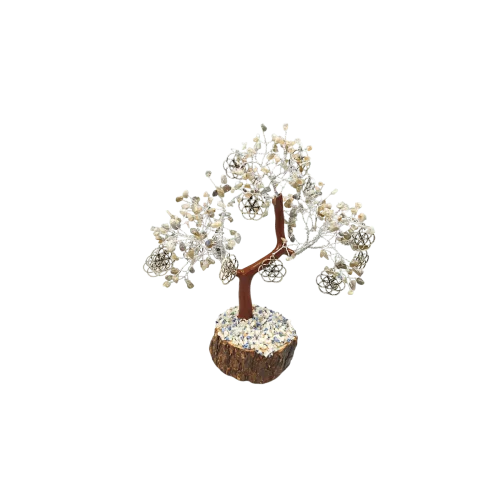 Edelsteenboom Labradoriet - De Kracht Van Balans En Bescherming - 22 cm