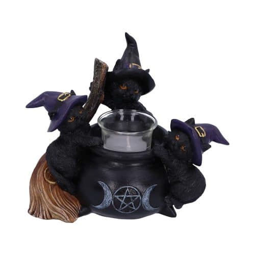 Nemesis Now - Familiar Cauldron Waxinelichthouder 12.5cm