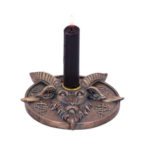 Nemesis Now - Baphomet's Prayer Incense and Candle Holder 12.6cm