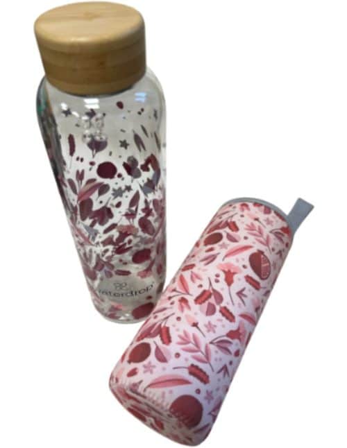 Waterdrop Glass Bottle 600 ml Love hoogwaardig duurzaam elegant ontwerp
