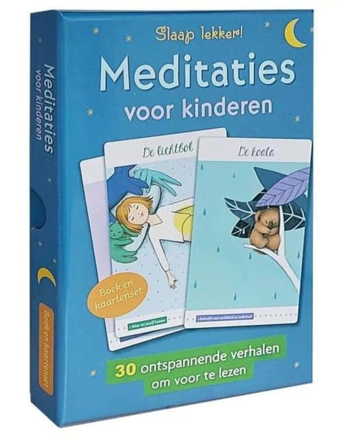 Boek en kaartendeck meditaties voor kinderen voor rust en ontspanning