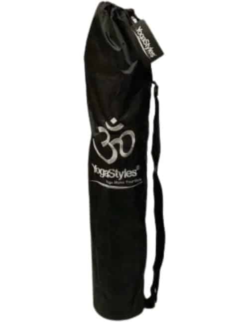 Zwarte Waterbestendige Tas voor Yogamat met Om teken