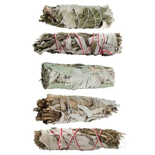 Witte Salie Smudge Stick Reinigingsset Luxe - Bundel