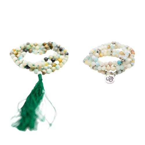 Mala Ketting & Armband Set - Amazoniet - Bundel